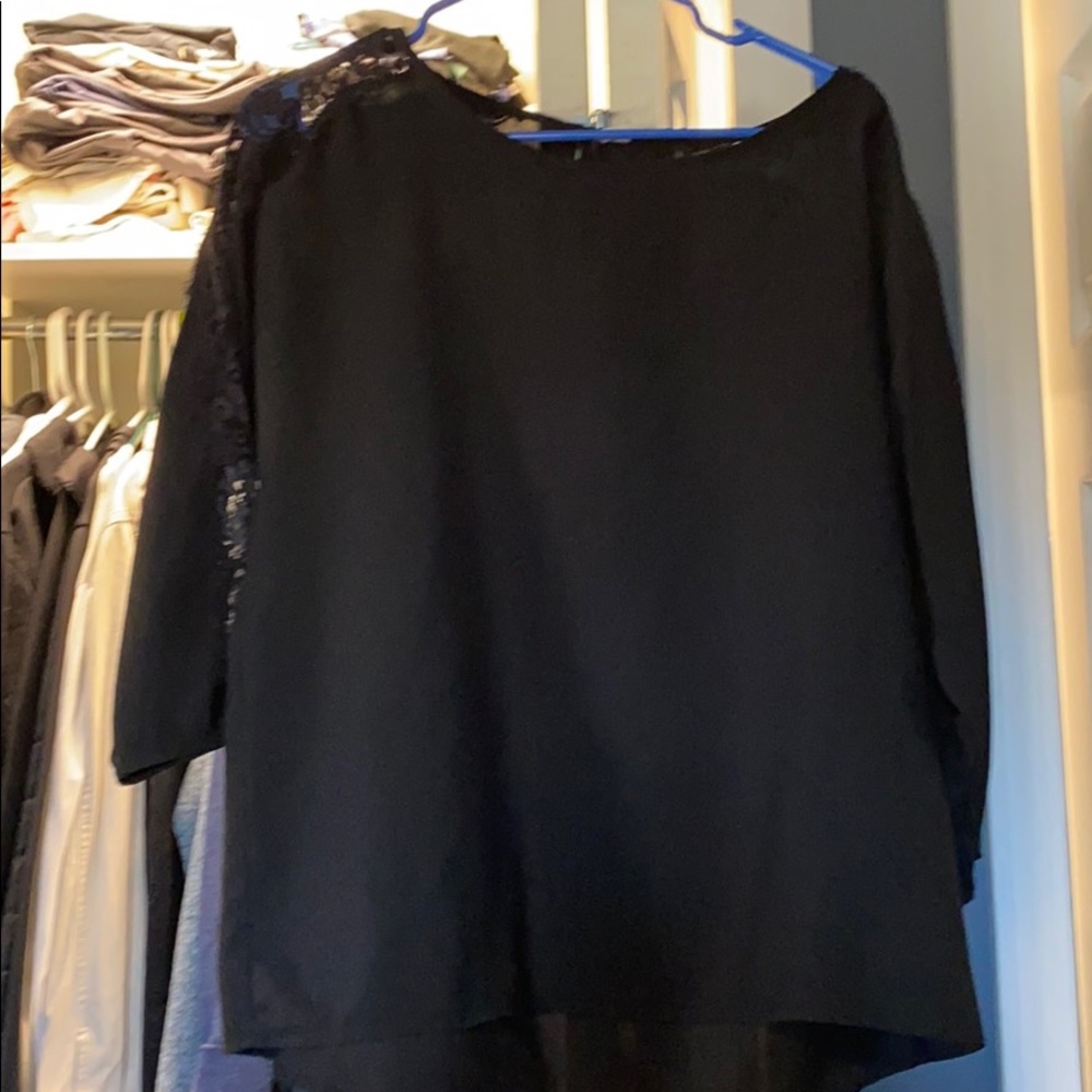 Black lace blouse lg